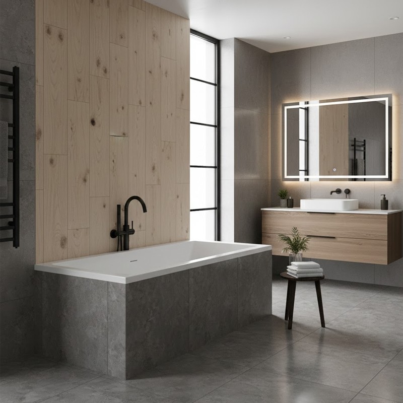 LIF16070 Life Ванна 160x70 см + ніжки, біла (1 сорт) DEVIT фото 3