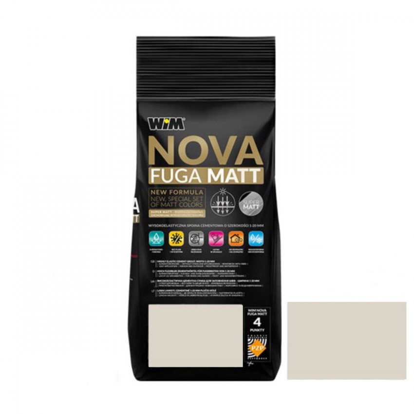 Зат WIM  NOVA FUGA MATT 2/61  2кг пергамон (1 сорт) WIM