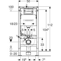458.133.11.3 DuofixBasic Комплект (3в1) інсталяції д/унітазу з кріпленням та клавішою Delta01 білий глянець (1 сорт) Geberit промо фото 2