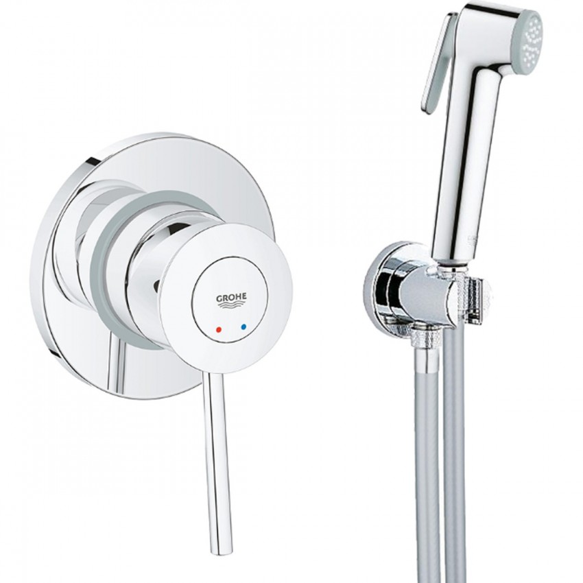 UA11104802 Bau Classic Комплект прихованого монтажу гігієнічного душу, 4 пак (1 сорт) GROHE