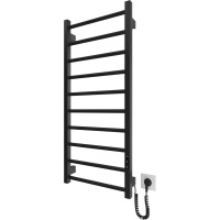 6.1.0803.06.BM Рушникосушка ел. HF Leeds  970x430 чорний мат, в комплекті з прих.підкл (1 сорт) Hygge Family