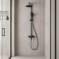 5521061B Life Душова система, чорний мат (1 сорт) DEVIT