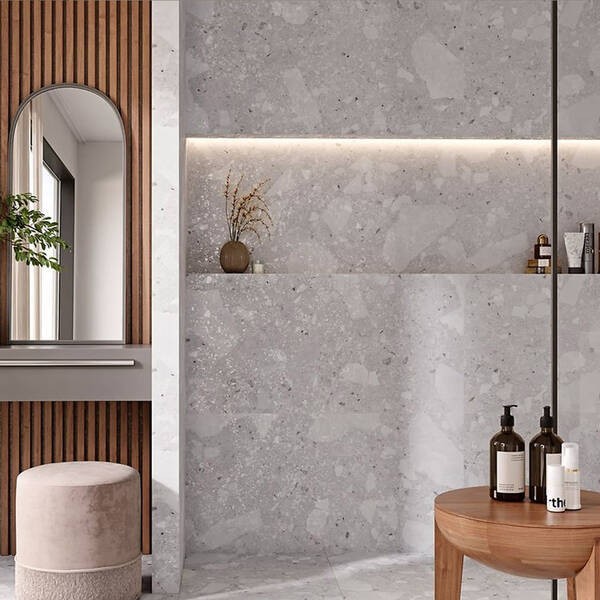 GENESIS LIGHT GREY MATT RECT CERSANIT плитка