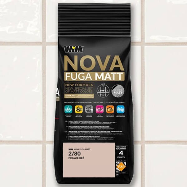 Зат WIM  NOVA FUGA MATT 2/80  2кг WIM фото 2