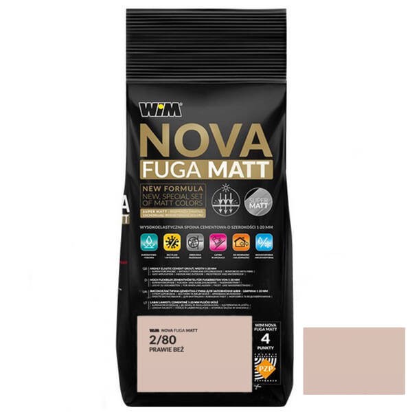 Зат WIM  NOVA FUGA MATT 2/80  2кг WIM