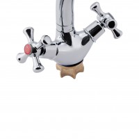 Змішувач для кухні Lamb 273F, Chrome двовентильний LDLAM273FCRM21890 Lidz LIDZ фото 2