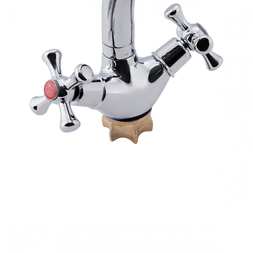 Змішувач для кухні Lamb 273F, Chrome двовентильний LDLAM273FCRM21890 Lidz LIDZ фото 2