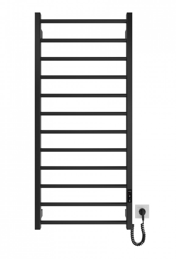 Електрична рушникосушарка HF Leeds 1170x530 чорний мат MARIO фото 1