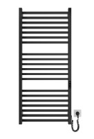 Електрична рушникосушарка HF London 1170х530 чорний мат MARIO фото 1