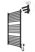 Електрична рушникосушарка HF London 1170х530 чорний мат MARIO