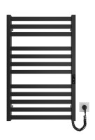 Електрична рушникосушарка HF Oxford  770х530 чорний мат MARIO фото 1