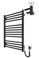 Електрична рушникосушарка HF Derby  770х530 чорний мат MARIO