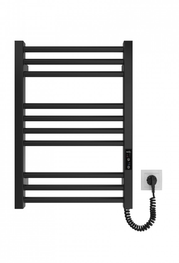 Електрична рушникосушарка HF Derby  570х430 чорний мат MARIO фото 1