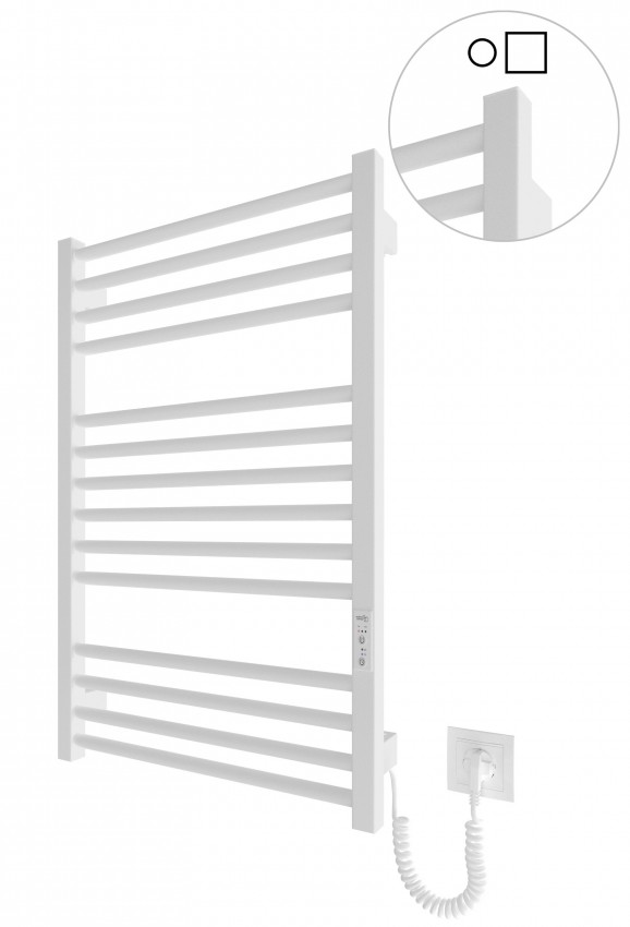 Електрична рушникосушарка HF Derby  770х530 білий мат MARIO