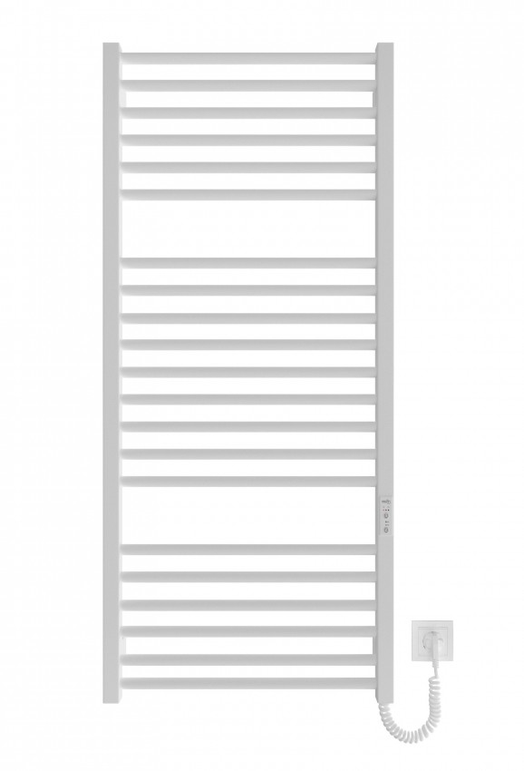 Електрична рушникосушарка HF Derby 1170х530 білий мат MARIO фото 1