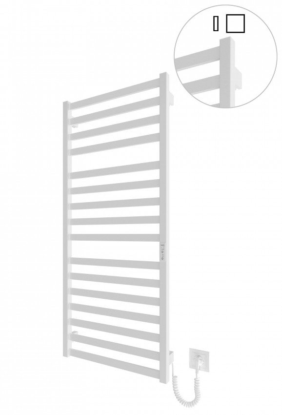Електрична рушникосушарка HF Oxford 1170х530 білий мат MARIO