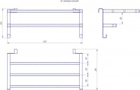 HF Sheffield 520x284 білий мат MARIO фото 4