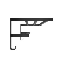 Полиця HF Sheffield 520x256 профільна (настінне кріплення) MARIO фото 2