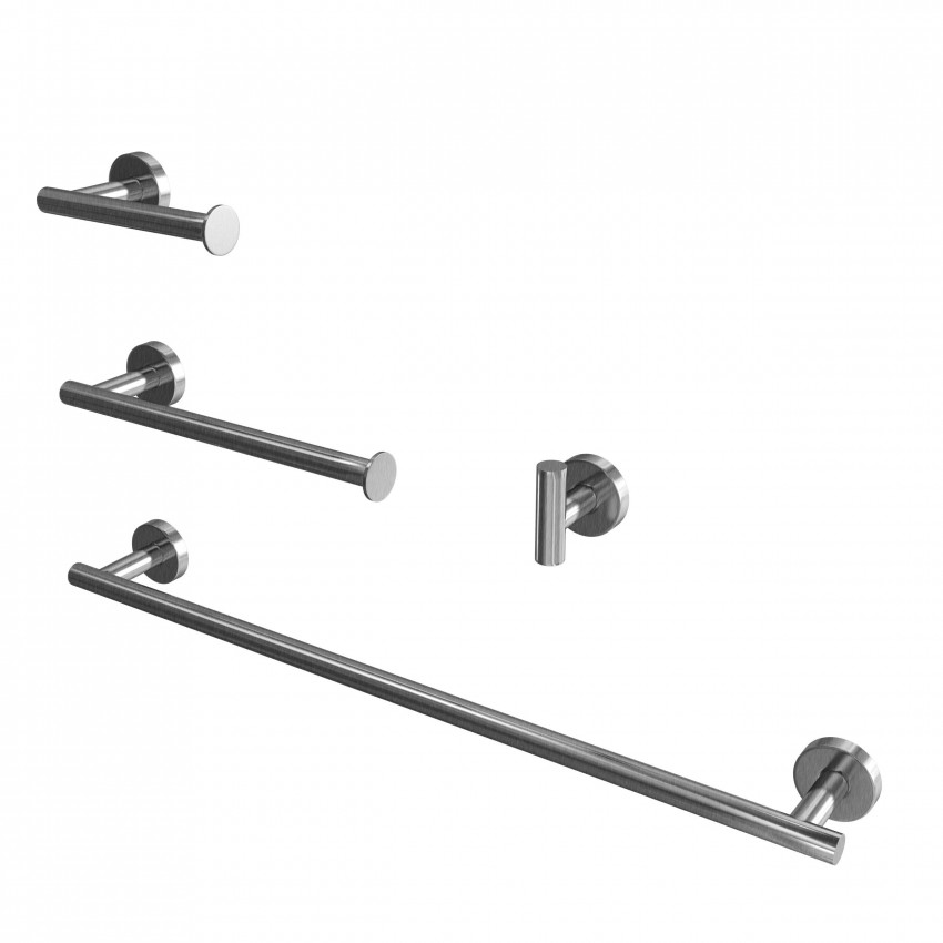 Комплект аксесуарів INOX (сатин) MARIO