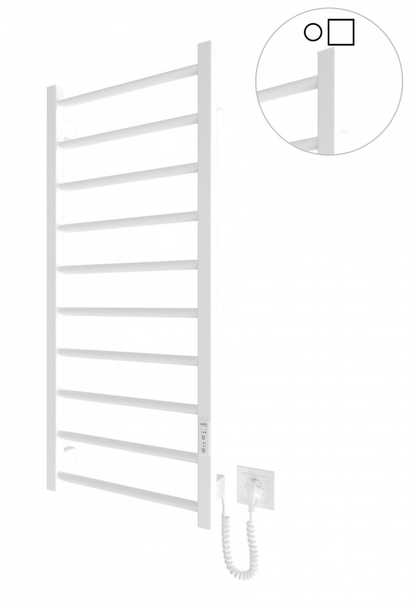 Електрична рушникосушарка HF Leeds  970x430 білий мат MARIO