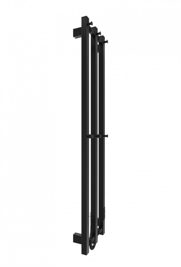 Електрична рушникосушарка HF Slim 1170х250 чорний мат MARIO фото 2