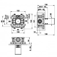 09276-031 TOTAL LOOK Внутрішня частина для гігієнічного душа, Chrome (1 сорт) GESSI фото 1