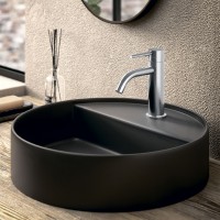 LIG071ST light змішувач для раковини без донного клапану,  Steel looking (1 сорт) Paffoni фото 2