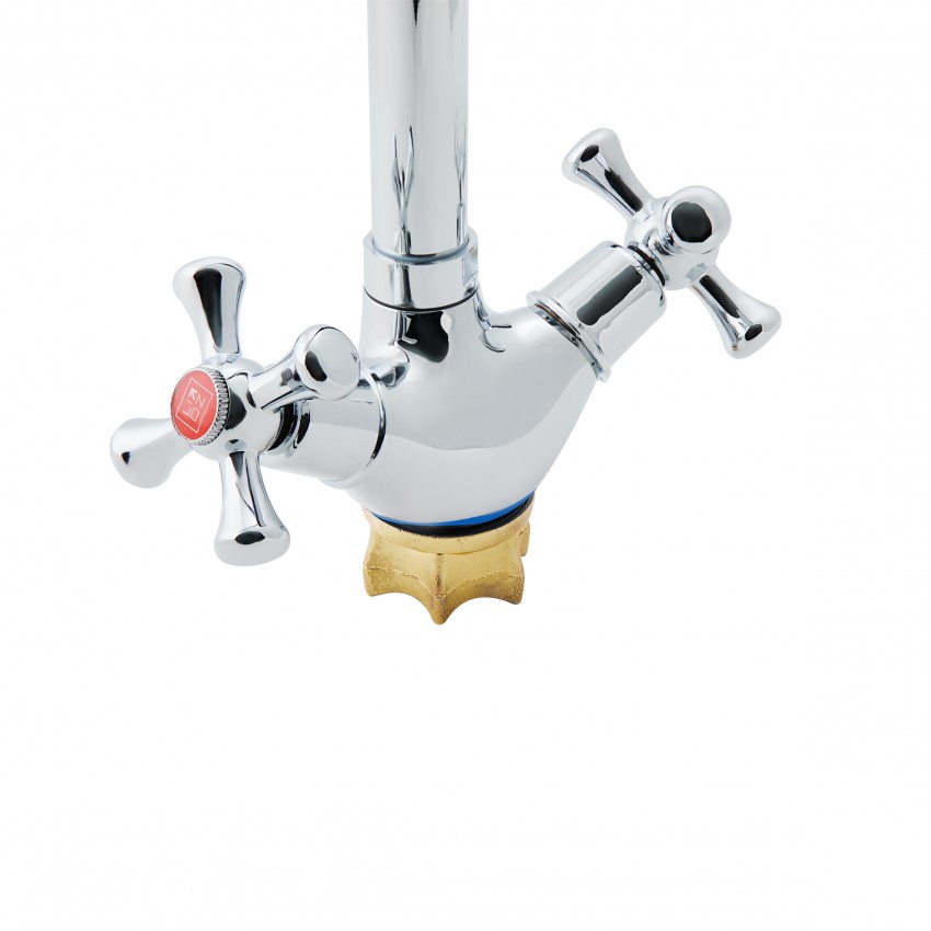 Змішувач для кухні Lamb 278F, Chrome двовентильний LDLAM278FCRM35071 Lidz LIDZ фото 2