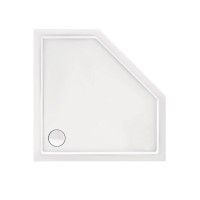 Душовий піддон Diamond 301112, 100x100x12 см, п'ятикутний, акриловий + ніжки, діаметр зливу 90 мм Qtap QTAP фото 2