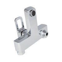 Змішувач для ванни Wawel 006, Chrome (k35) з душовим гарнітуром LDWAW006CRM45388 Lidz LIDZ фото 2