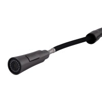 Змішувач для кухні Vlasta New, Gunmetal Black PVD (k35) з висувним виливом QTVLA344GMB45647 Qtap QTAP фото 3