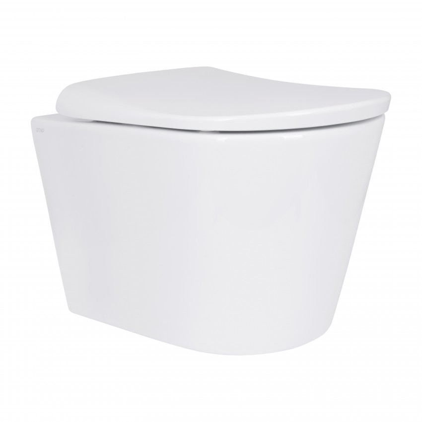 Унітаз підвісний Scorpio ML Ultra Quiet 490x365x325 мм, White, з сидінням Slim Duroplast/ Soft-close/ MagLock QTSCOML26W49622 Qtap QTAP