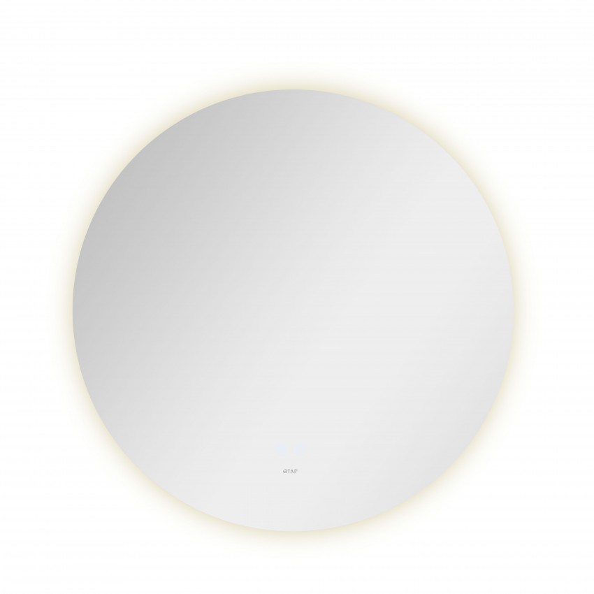 Дзеркало настінне Taurus (TA1) R1000 мм, кругле, з LED-підсвіткою Touch, антизапотіванням, димером QTAP фото 4