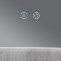 Дзеркало настінне Taurus (TA1) 1000×800 мм, прямокутне, з LED-підсвіткою Touch, антизапотіванням, димером, рег. темп. кольору (3000-6500K) Qtap QTAP фото 3