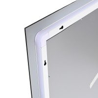 Дзеркало настінне Taurus (TA1) 1000×800 мм, прямокутне, з LED-підсвіткою Touch, антизапотіванням, димером, рег. темп. кольору (3000-6500K) Qtap QTAP фото 4