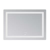 Дзеркало настінне Kubis (KU2) 1200х800 мм, прямокутне, з LED-підсвічуванням Touch, антизапотіванням, димером, рег. яскравості Lidz LIDZ фото 2