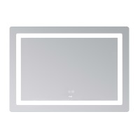 Дзеркало настінне Kubis (KU2) 1200х800 мм, прямокутне, з LED-підсвічуванням Touch, антизапотіванням, димером, рег. яскравості Lidz LIDZ фото 3