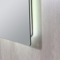 Дзеркало настінне Taurus (TA2) 800×600 мм, прямокутне, з LED-підсвіткою Touch, антизапотіванням, димером, рег. темп. кольору (3000-6500K) Qtap QTAP фото 2