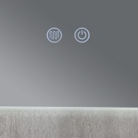 Дзеркало настінне Taurus (TA2) 800×600 мм, прямокутне, з LED-підсвіткою Touch, антизапотіванням, димером, рег. темп. кольору (3000-6500K) Qtap QTAP фото 3