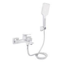 Змішувач для ванни Arvin, Chrome (k30) з душовим гарнітуром QTARV259CRM48640 Qtap QTAP