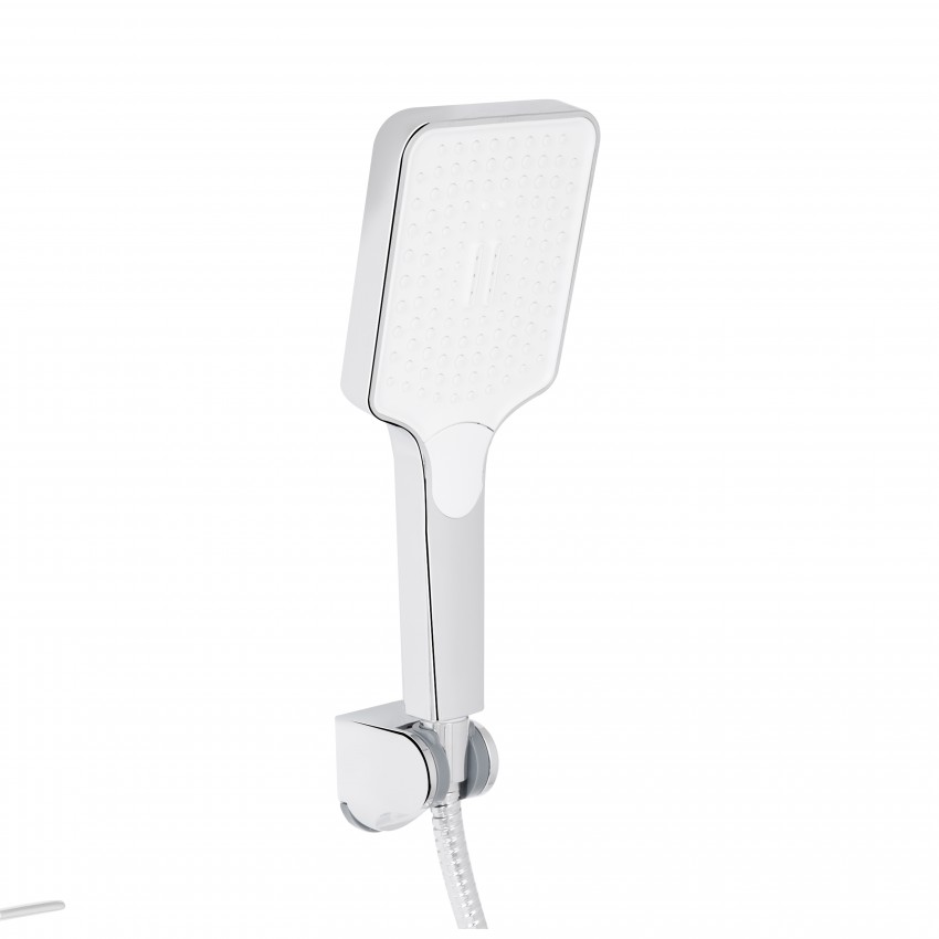 Змішувач для ванни Nando, Chrome (k35) з довгим поворотним виливом та душовим гарнітуром QTNAN260CRM48652 Qtap QTAP фото 4