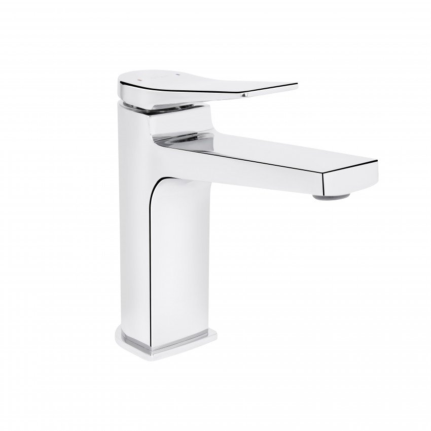 Змішувач для раковини низький Nando, Chrome (k35)  QTNAN270CRM48649 Qtap QTAP