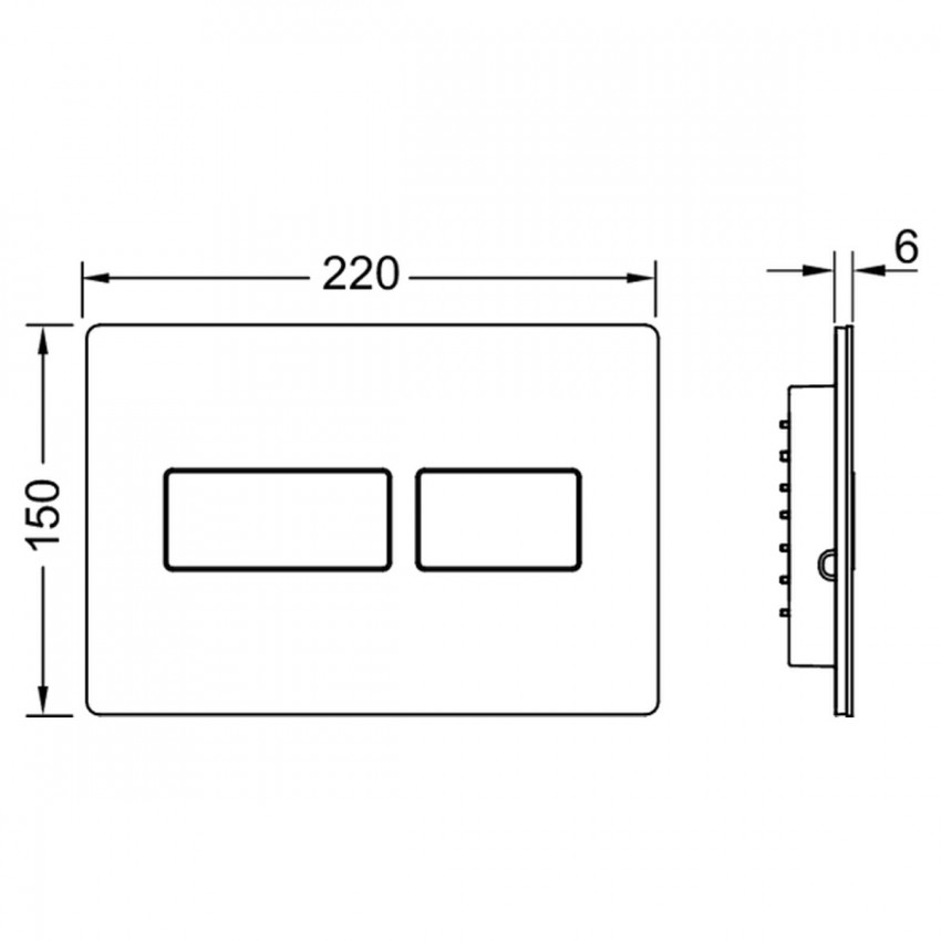 9240433 TECEsolid для унітазу, біла матова (1 сорт) TECE фото 2