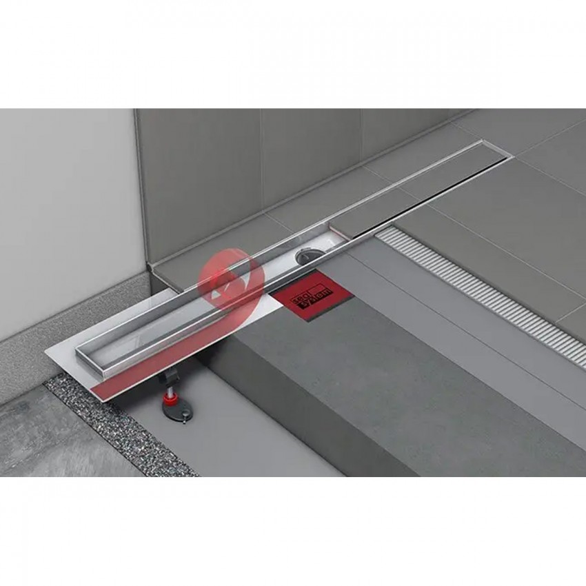 650800 Канал зливний прямий  TECEdrainline довжина 835 мм, для натурального каменю (1 сорт) TECE фото 4