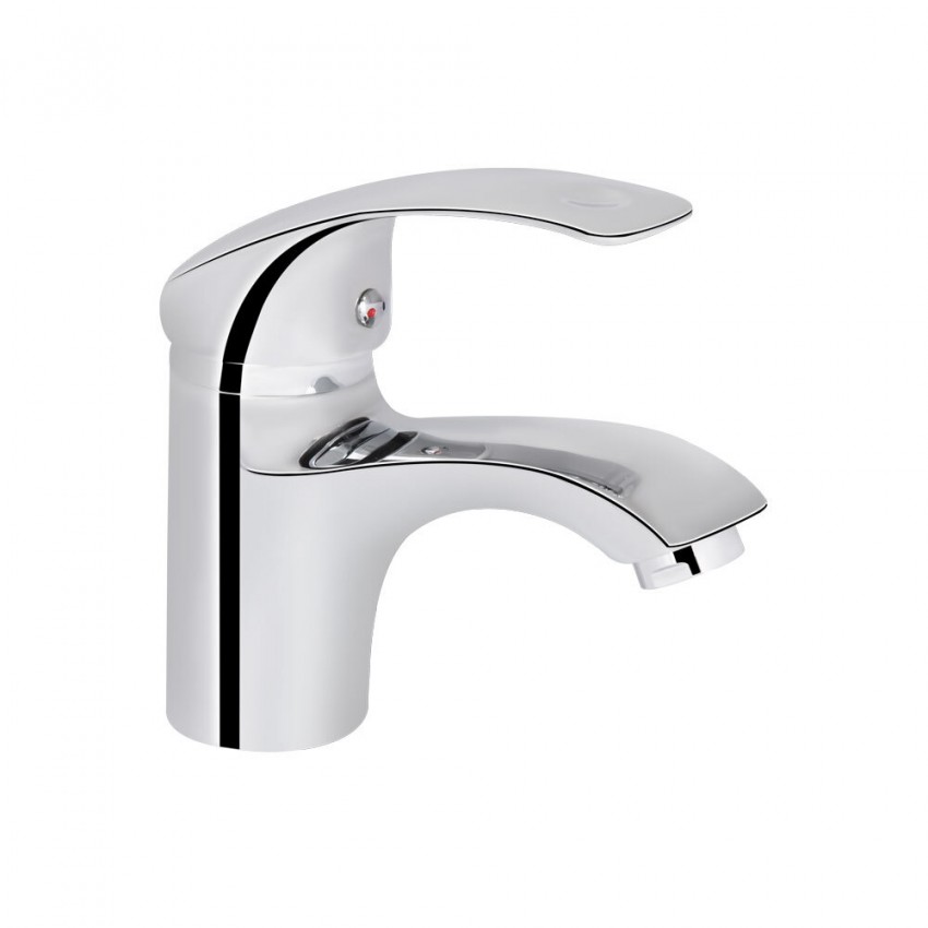 Змішувач для раковини низький Mars 001, Chrome (k40) LDMAR001CRM34871 Lidz LIDZ