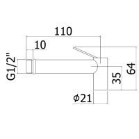 ZDUP128ST TWEET LOCK Набір гігієнічного душу прихованого монтажу, сталь (1 сорт) Paffoni фото 3