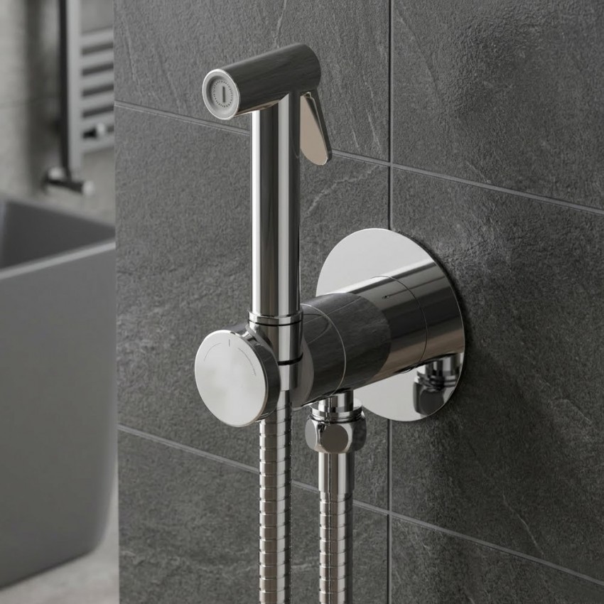 ZDUP128CR TWEET LOCK Набір гігієнічного душу прихованого монтажу, хром (1 сорт) Paffoni