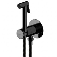 ZDUP128NO TWEET LOCK Набір гігієнічного душу прихованого монтажу, чорний (1 сорт) Paffoni фото 1