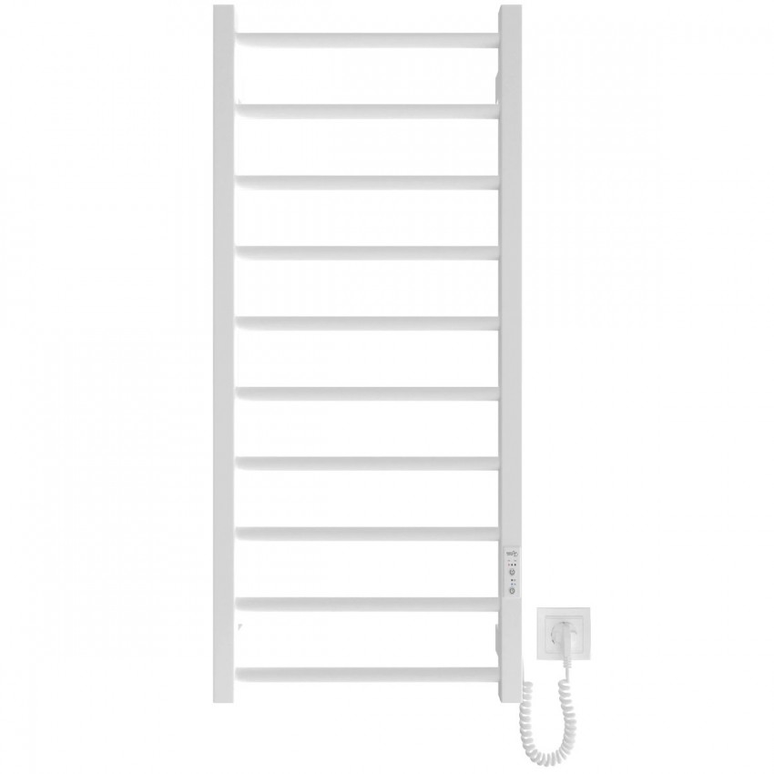 6.1.0803.06.WM Рушникосушка ел. HF Leeds  970x430 білий мат, в комплекті з прих.підкл (1 сорт) Hygge Family фото 2