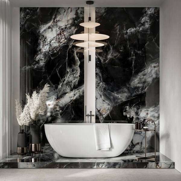 GRES CALMNESS BLACK RECT CERRAD